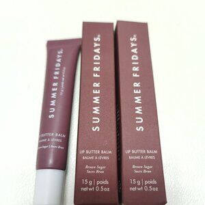 2pc (Brown Sugar) Summer Fridays Lip Butter Balm Conditioning Lip New With box